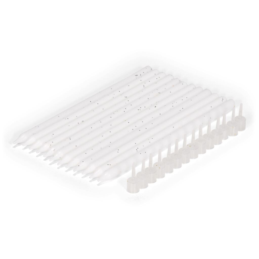 Patisse Verjaardagskaarsjes 14 Cm 12 Stuks Wit