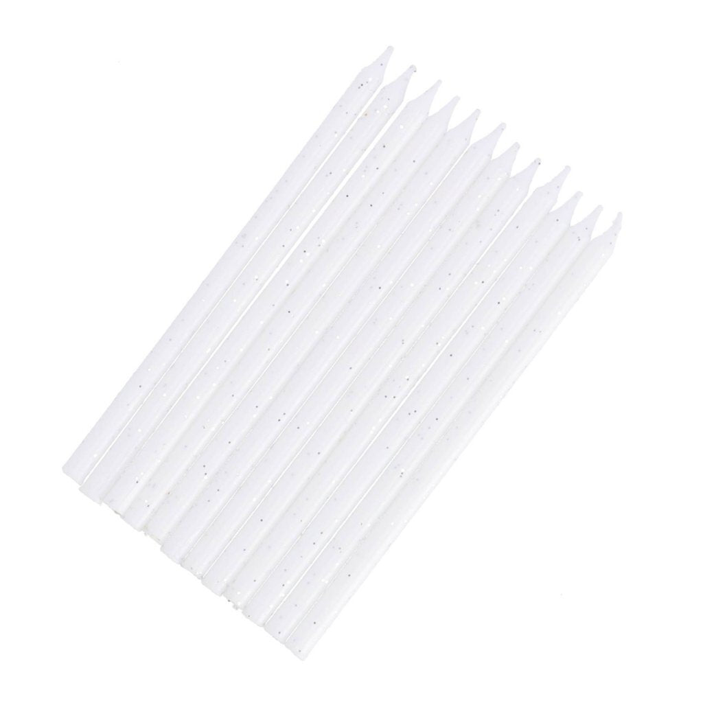 Patisse Verjaardagskaarsjes 14 Cm 12 Stuks Wit