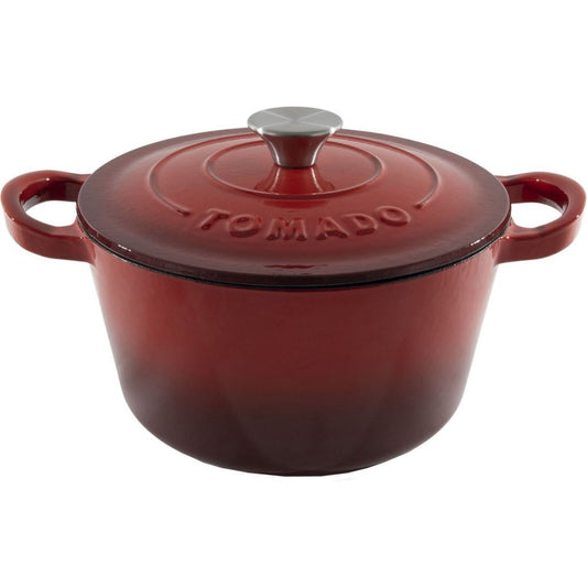 Tomado Gietijzeren Braadpan 24 Cm Rood