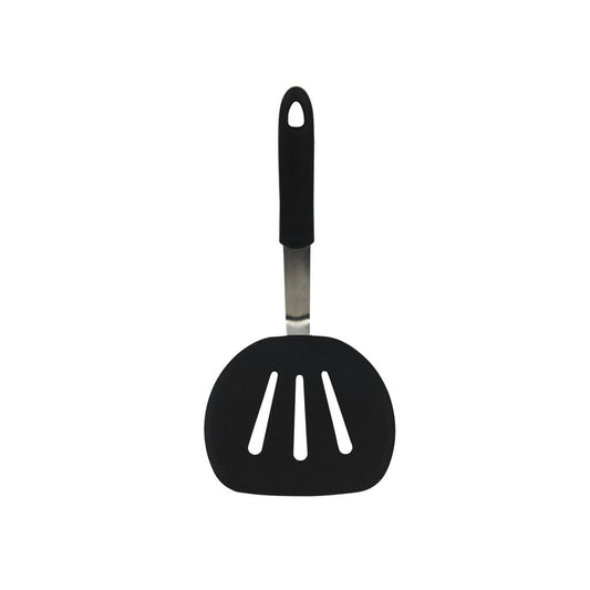 Overige Merken Spatel 30 Cm Rvs/Siliconen/Zwart