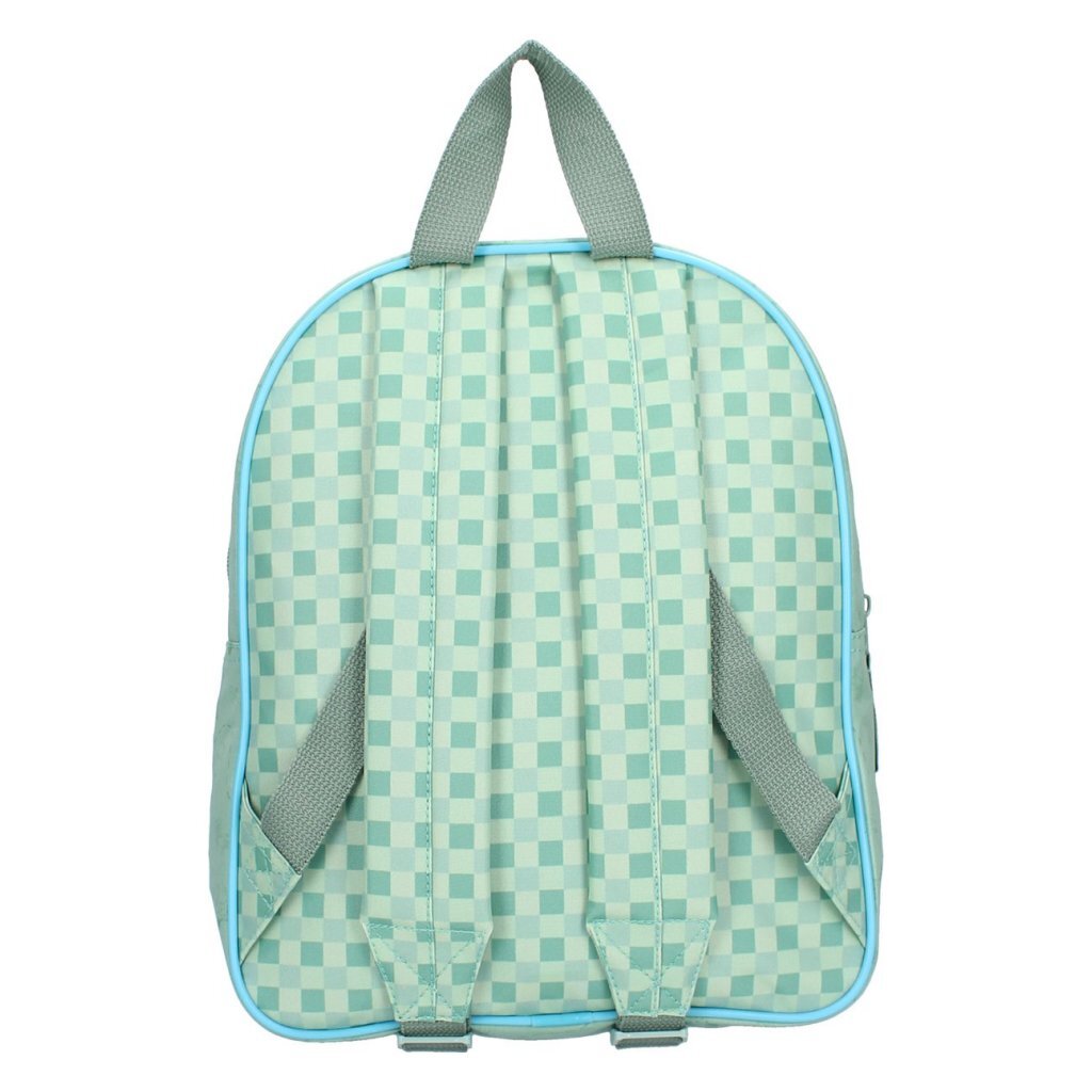 Overige Merken Rugzak Fien En Teun 30X25X11 Cm Zachtgroen/Lichtblauw