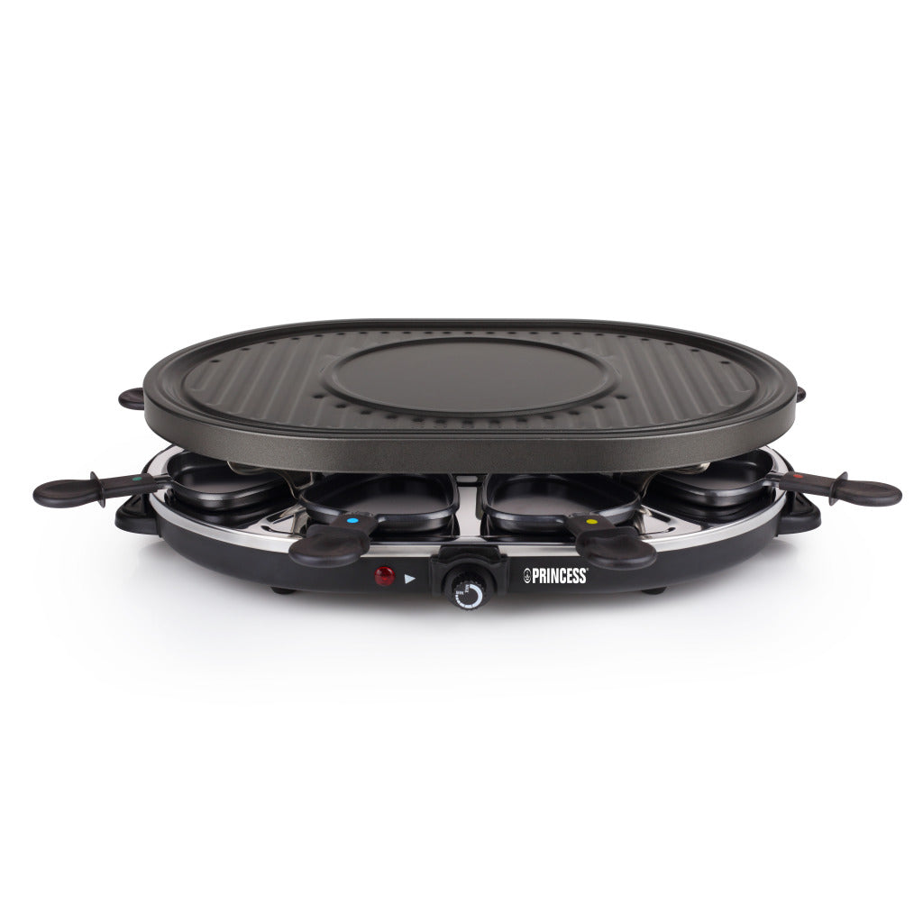 Princess 162700 Gourmetset 8 Persoons Zwart/Rvs