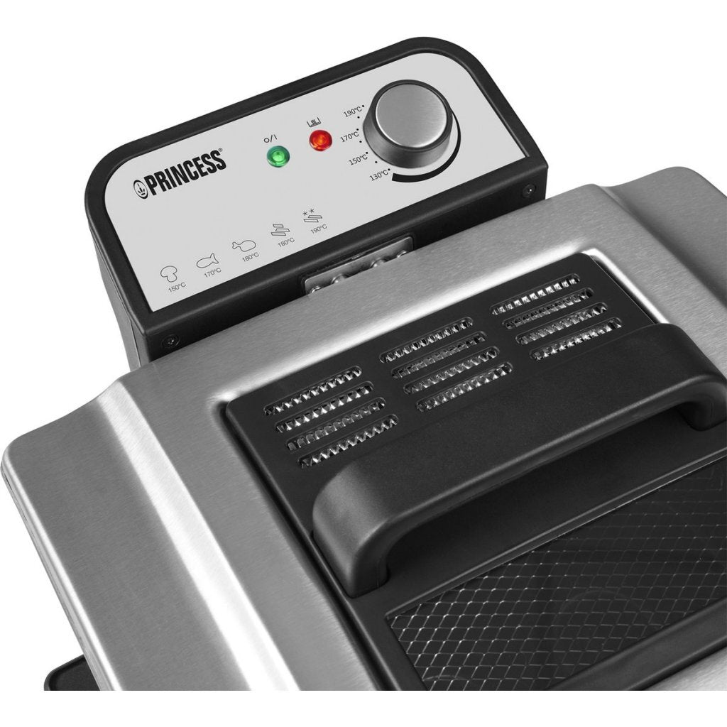 Princess 184090 Friteuse 5L 3270W Rvs/Zwart