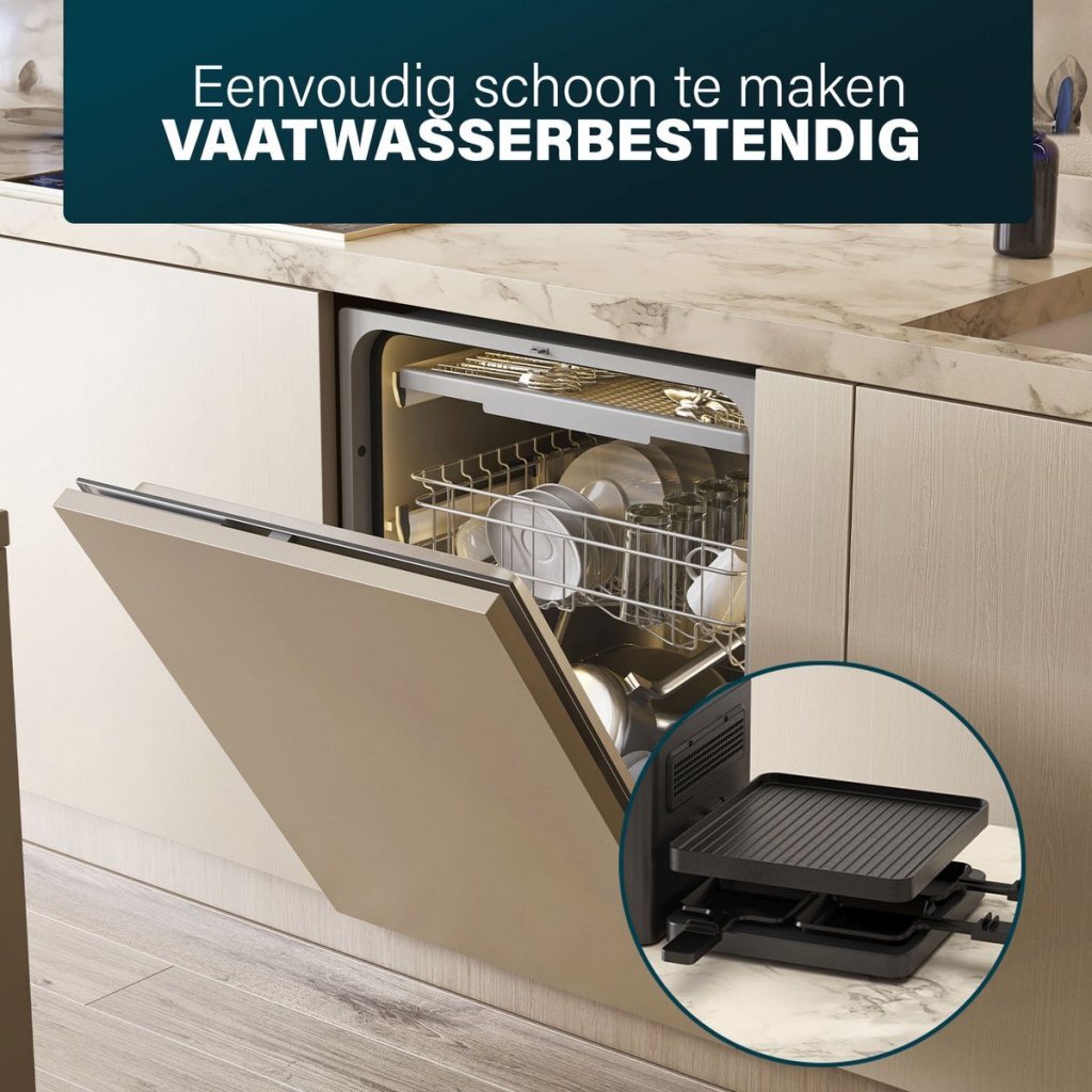 Princess 162660 Raclette Purify 8 Personen Zwart