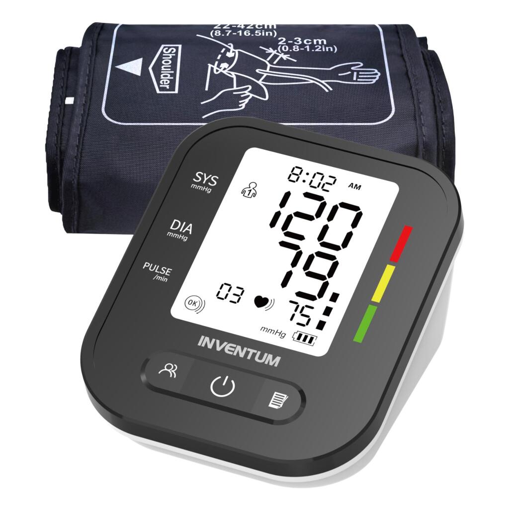 Inventum Bda435 Bloeddrukmeter Bovenarm Zwart/Wit