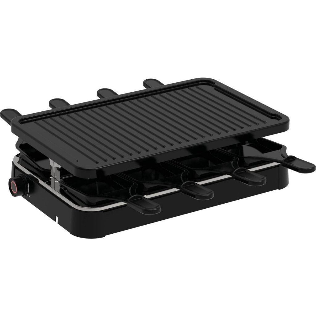 Inventum Gr803B Gourmetset 8 Persoons Zwart