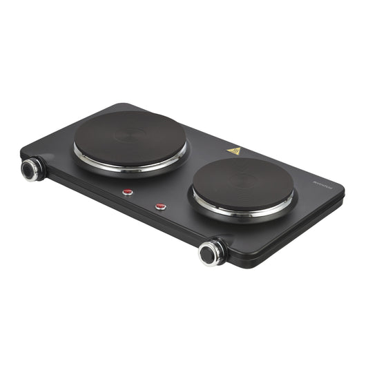 Inventum Kp602B Elektrische 2-Pits Kookplaat Zwart