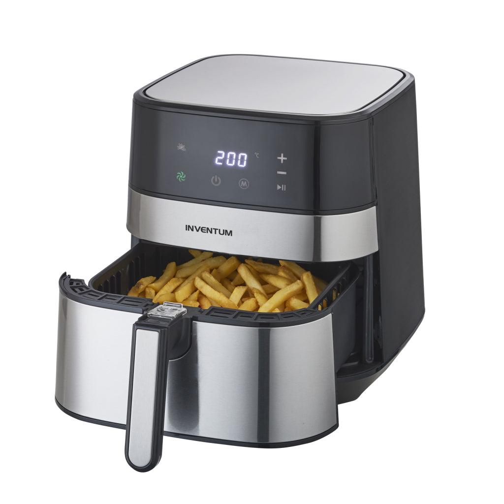 Inventum Gf500Hld Hetelucht Friteuse 5L 1700W Zwart/Rvs