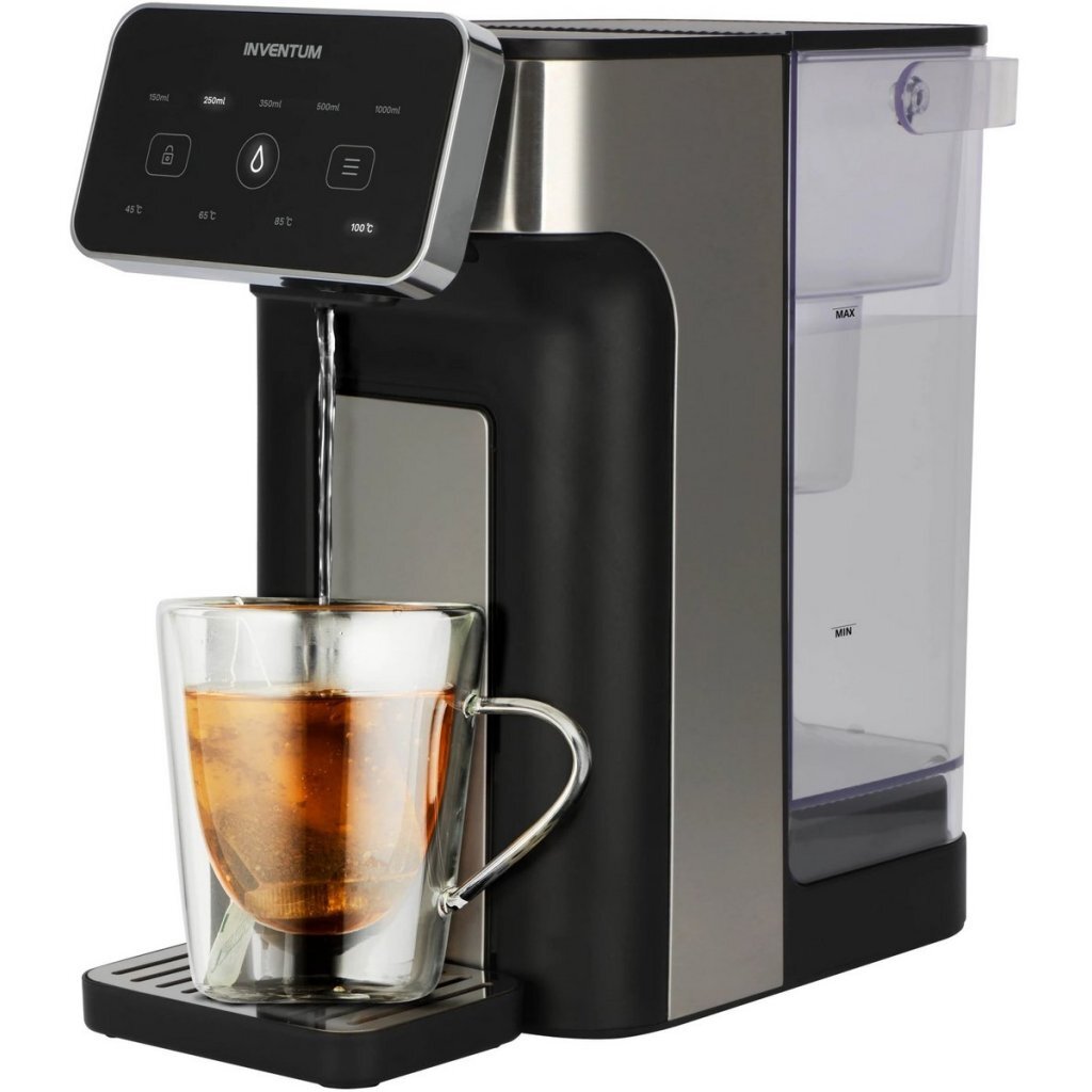 Inventum Hwd725B Heetwaterdispenser 2L 2600W Zwart/Rvs