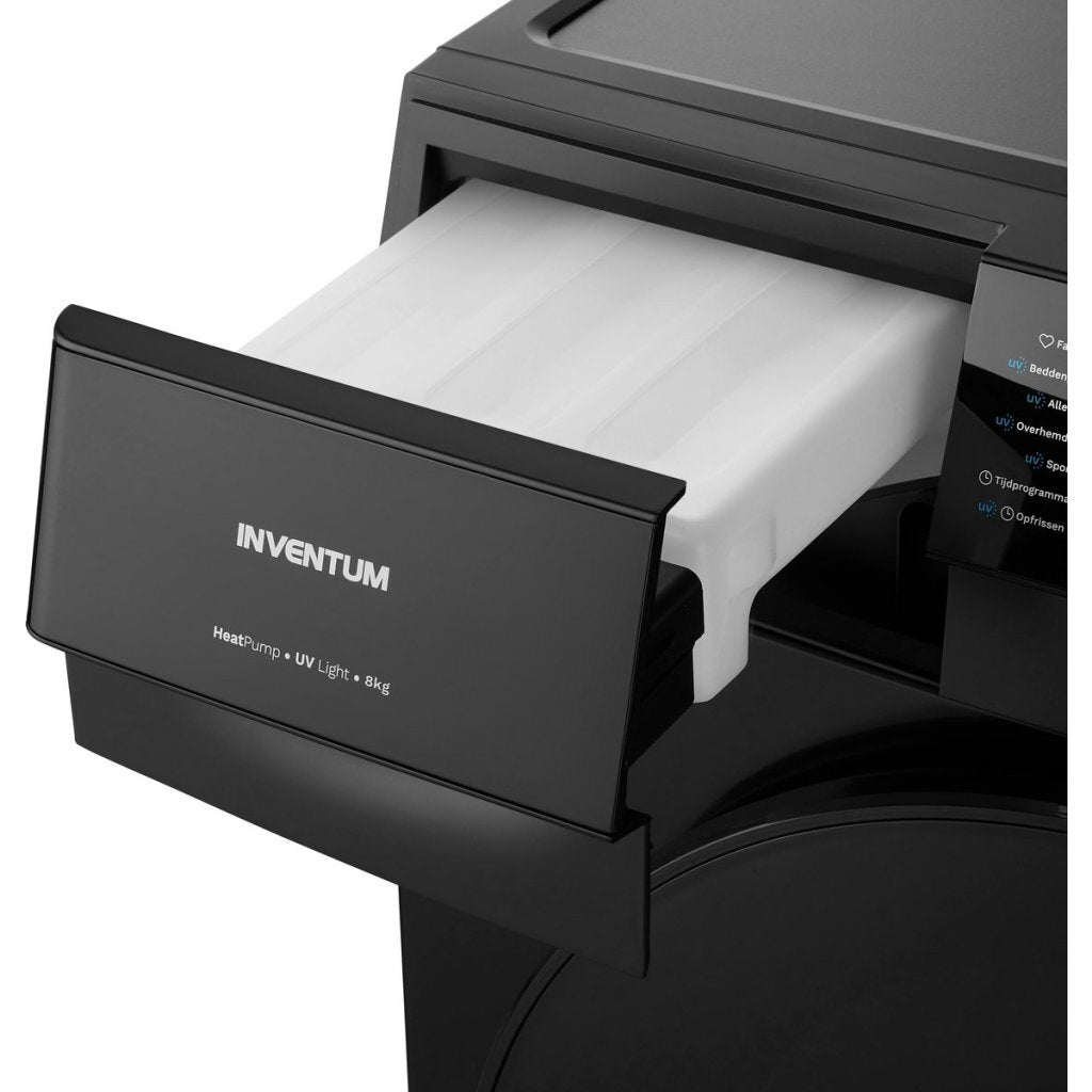 Inventum Vdw8030B Warmtepompdroger 8 Kg Zwart