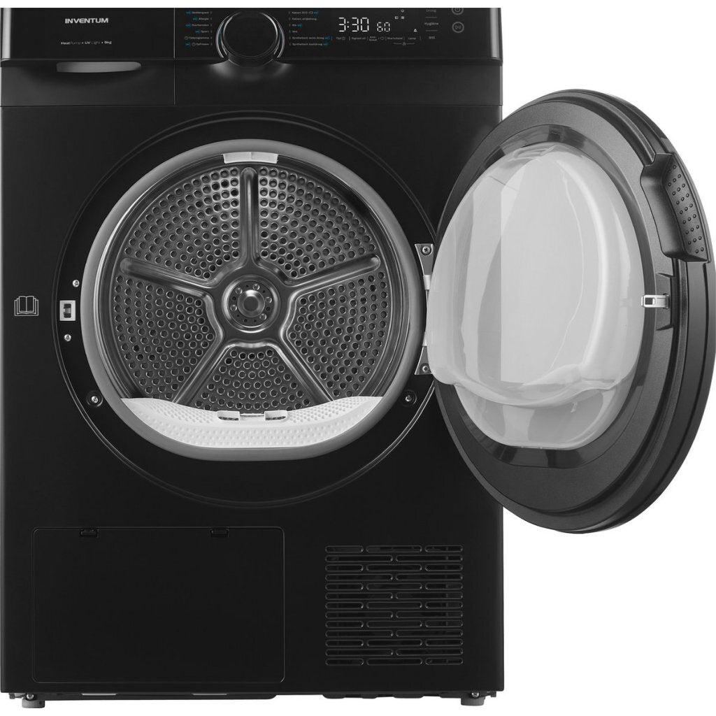 Inventum Vdw9030B Warmtepompdroger 9 Kg Zwart