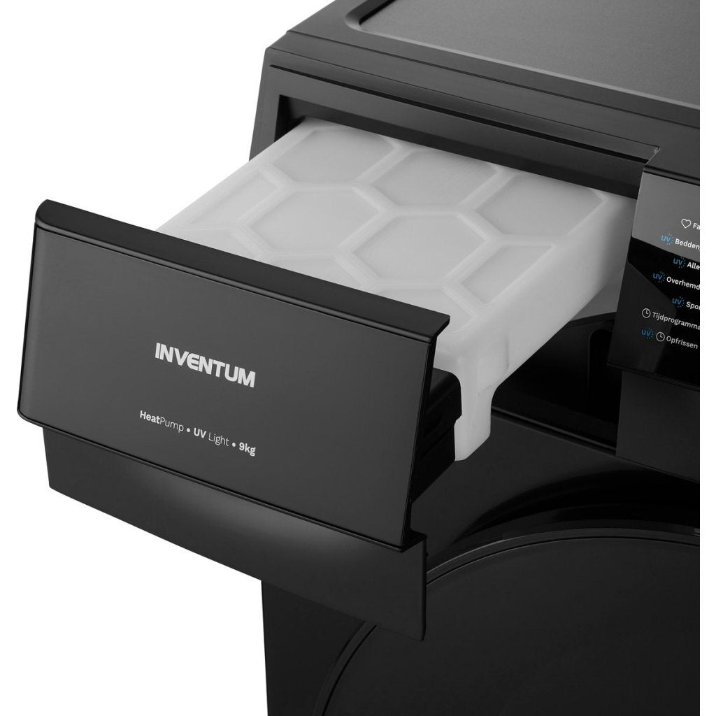 Inventum Vdw9030B Warmtepompdroger 9 Kg Zwart