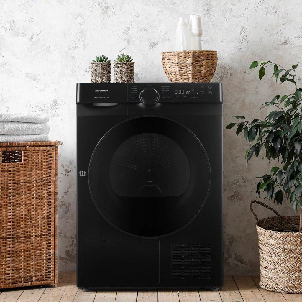 Inventum Vdw9030B Warmtepompdroger 9 Kg Zwart