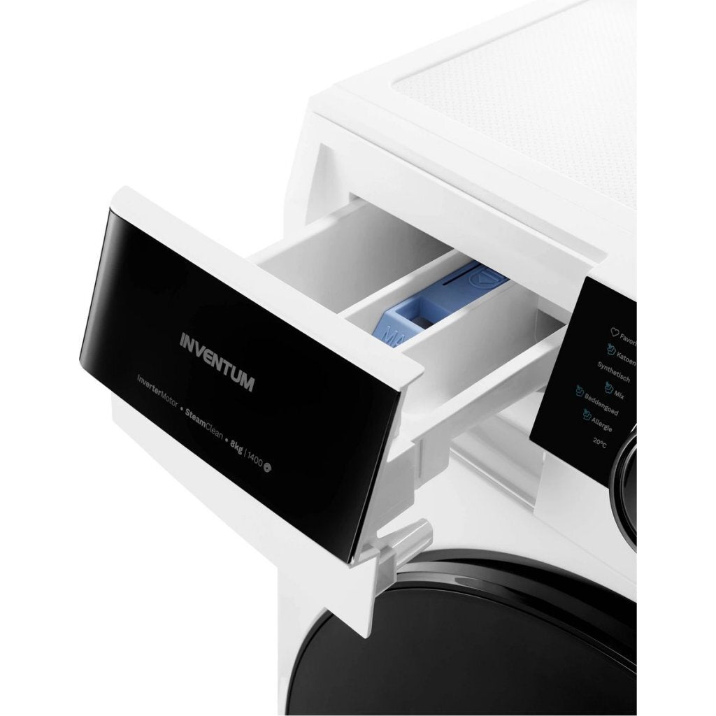 Inventum Vwm8030W Wasmachine 8 Kg Wit/Zwart