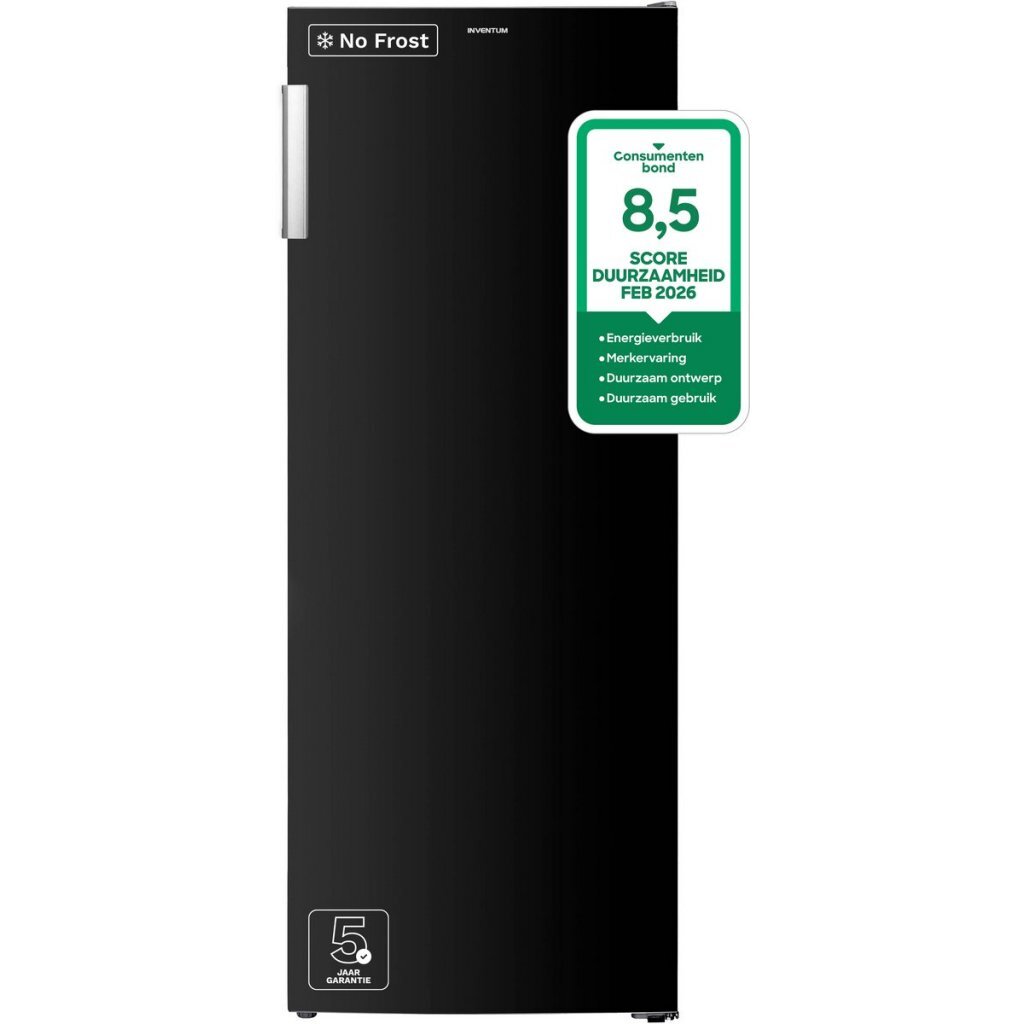 Inventum Vr1430B Vriezer 161L Zwart