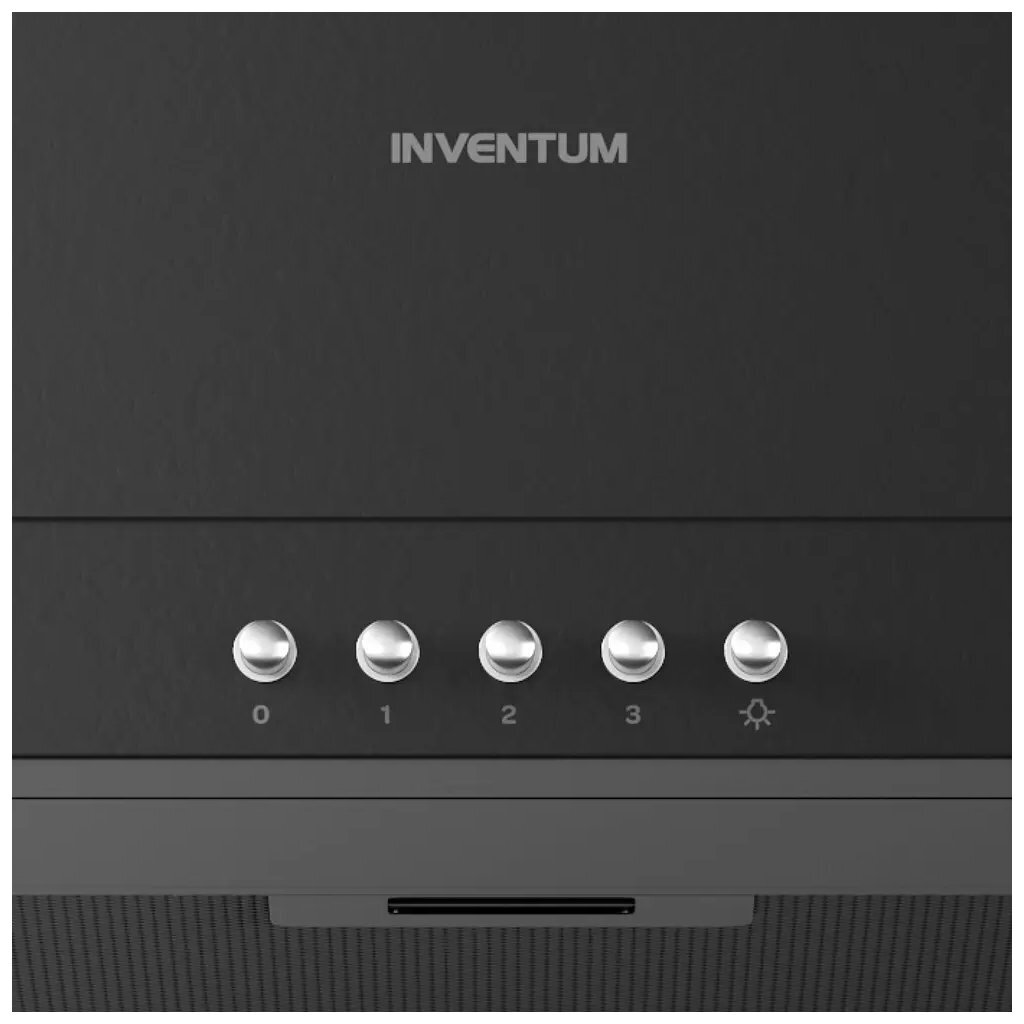 Inventum Akb9005Zwa Afzuigkap Zwart/Rvs