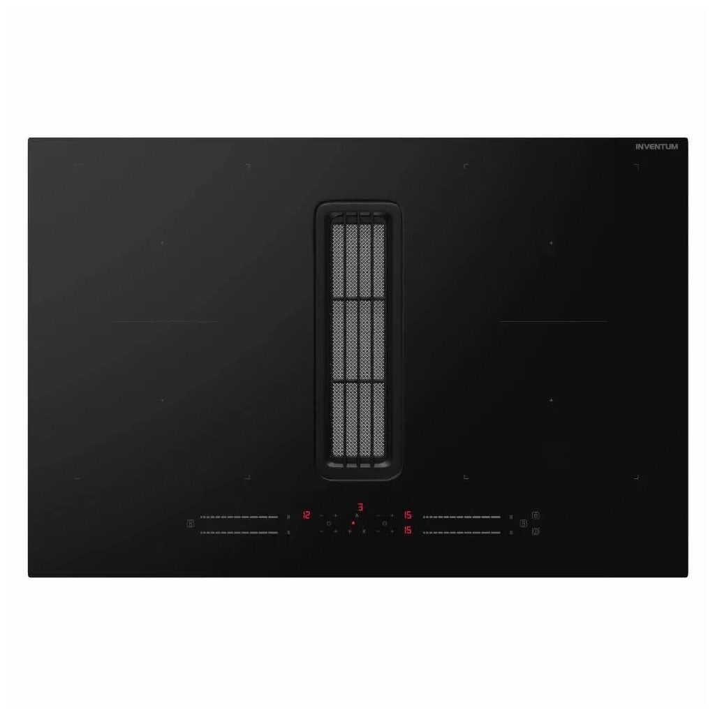 Inventum Ika8035 Inbouw Inductiekookplaat Met Afzuiging Zwart
