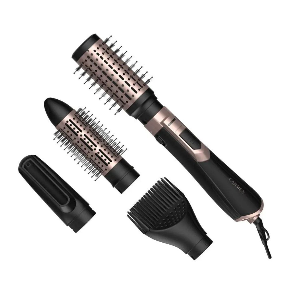Carmen Chb1045B F&Ouml;Hnborstel Set Zwart/Champagne
