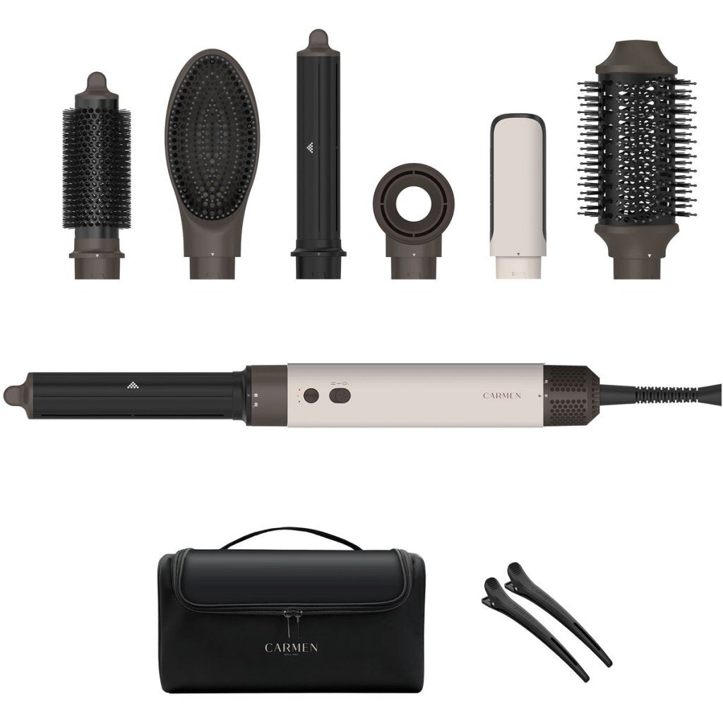 Carmen Cas1470C 7In1 Airstyler Zwart/Beige