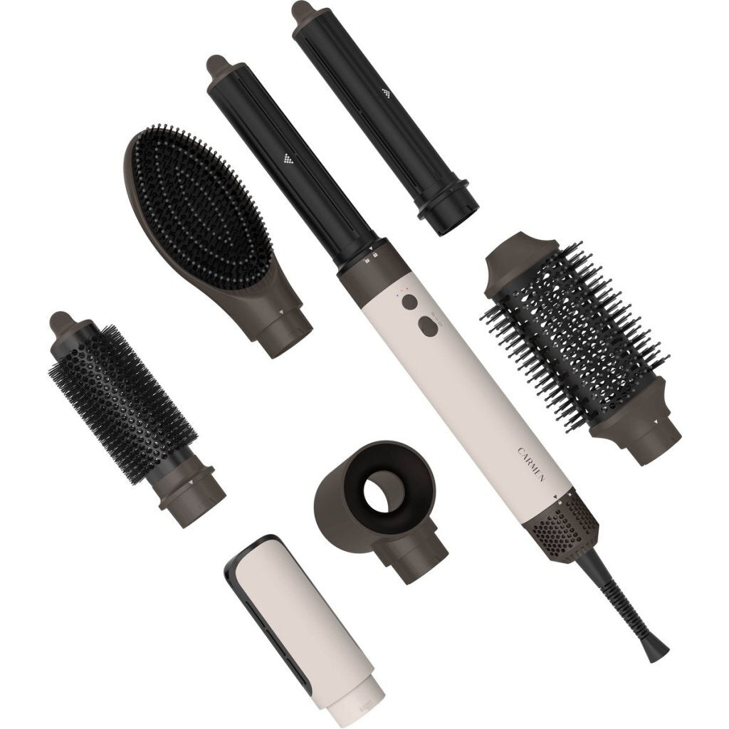 Carmen Cas1470C 7In1 Airstyler Zwart/Beige