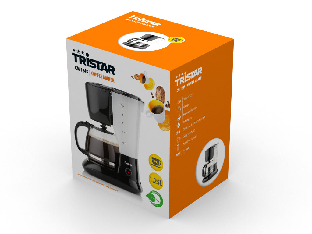 Tristar Cm-1245 Koffiezetapparaat 750W Zwart 1,25L