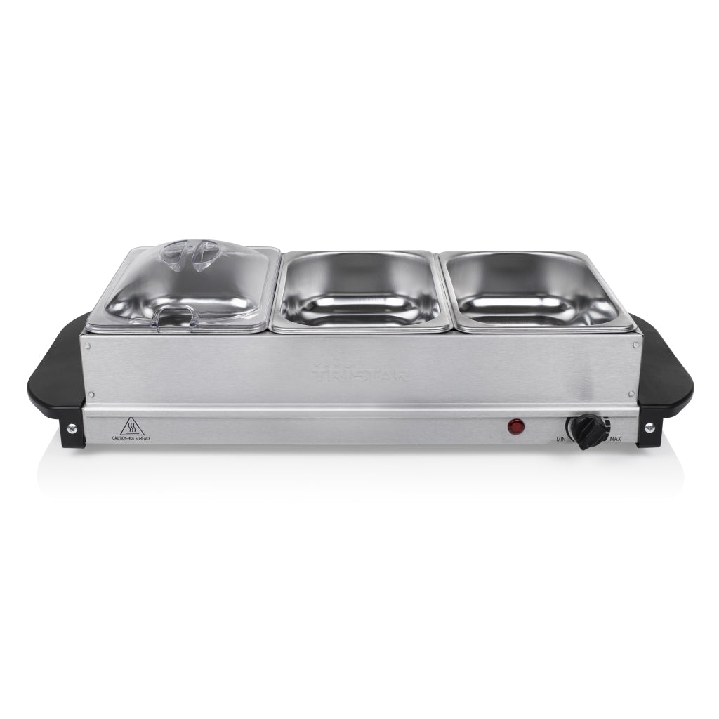Tristar Bp-6283 Multifunctionele Buffet Serveerder Zwart/Rvs