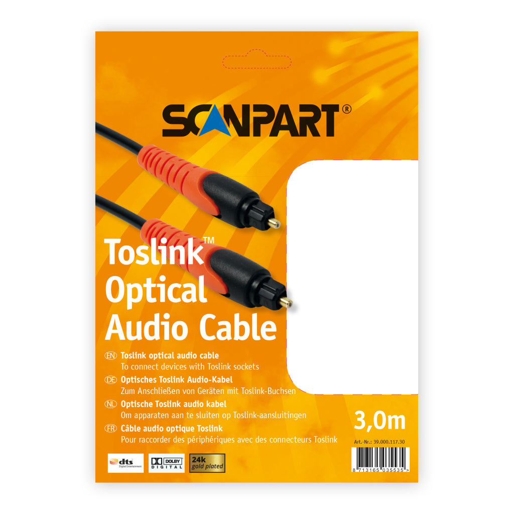 Scanpart Toslink Optical 3,0M