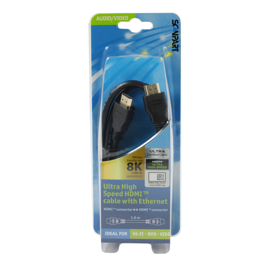 Scanpart Hdmi Kabel U.h. Speed 2.1 1,0M