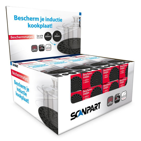 Scanpart Speed Inductiemat 20+26 Cm 4 Stuks
