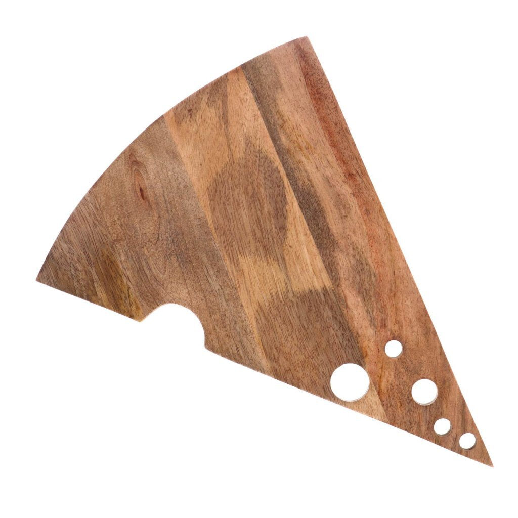 Overige Merken Borrelplank Mangohout Kaaspunt 38X28X2.5 Cm