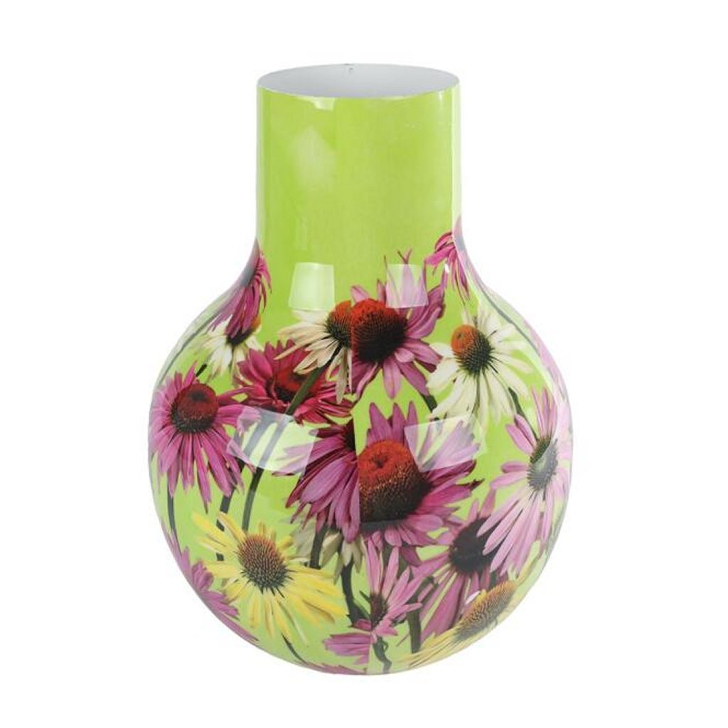 Overige Merken Vaas Zonnehoed 22X22X30 Cm Metaal/Groen