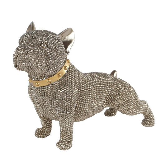 Overige Merken Decoratie Sculptuur Bulldog 22X9X17 Cm Goud