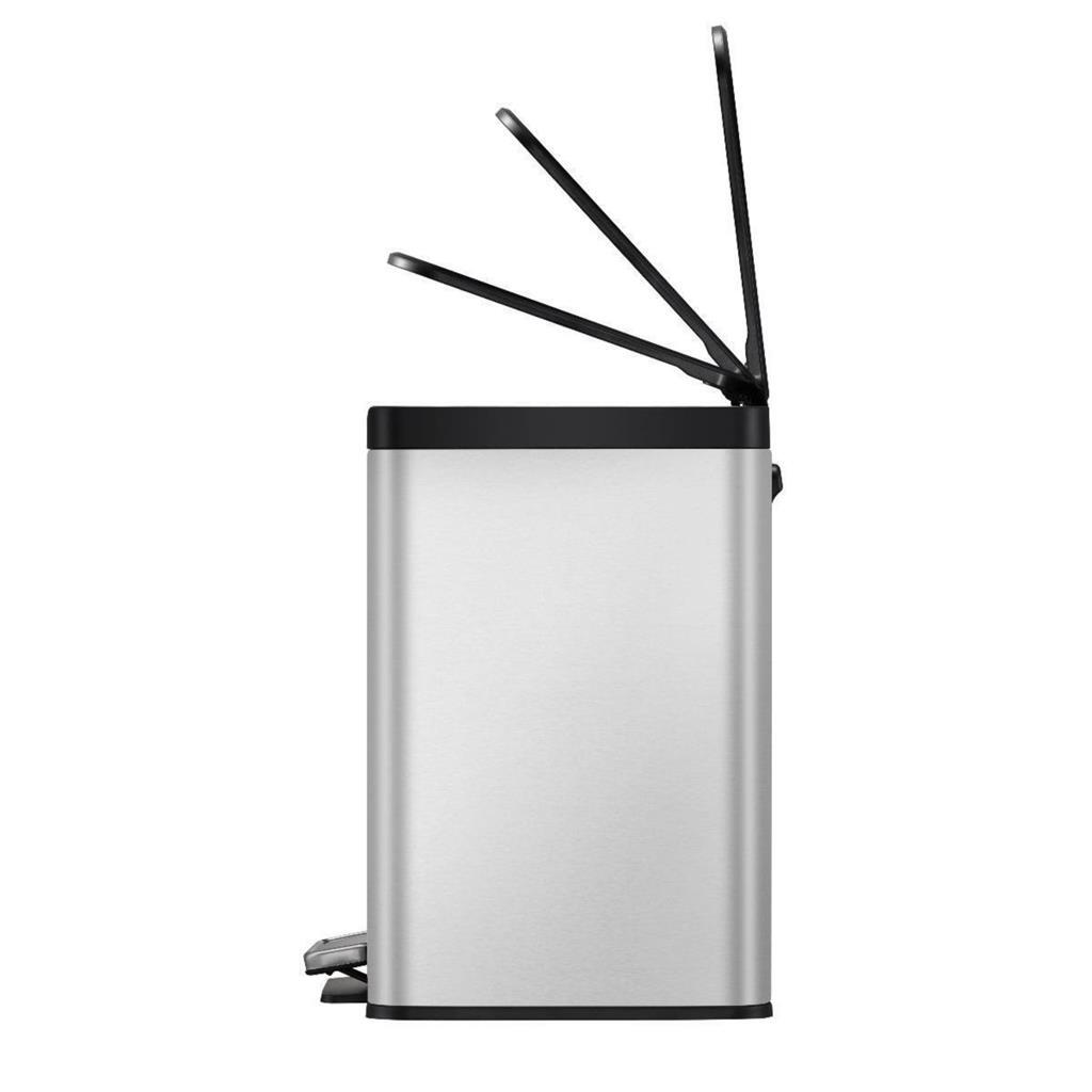 Eko Essential Recycling Pedaalemmer 3X9L Mat Rvs