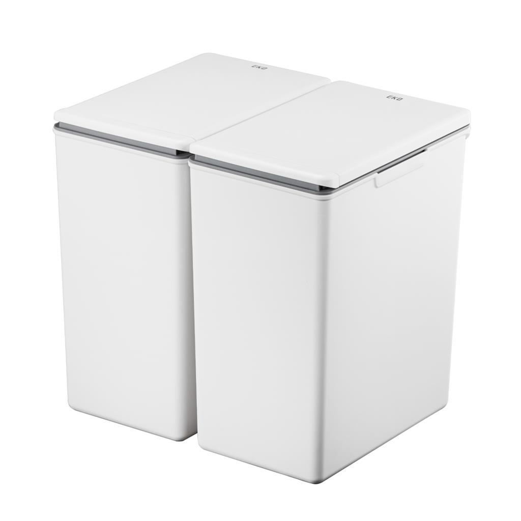 Eko Morandi Touch Prullenbak 20L Wit
