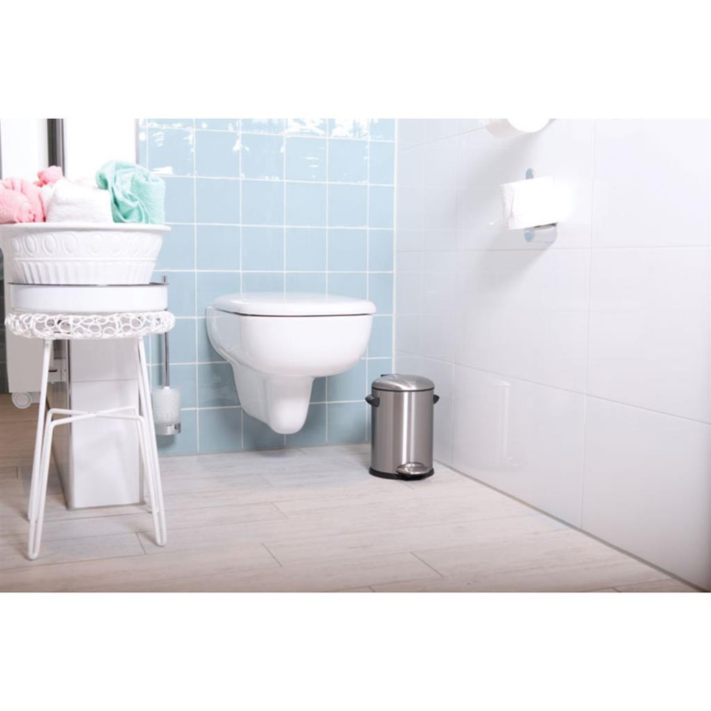 Eko Vepa Bins Belle Deluxe Pedaalemmer 3L Mat Rvs