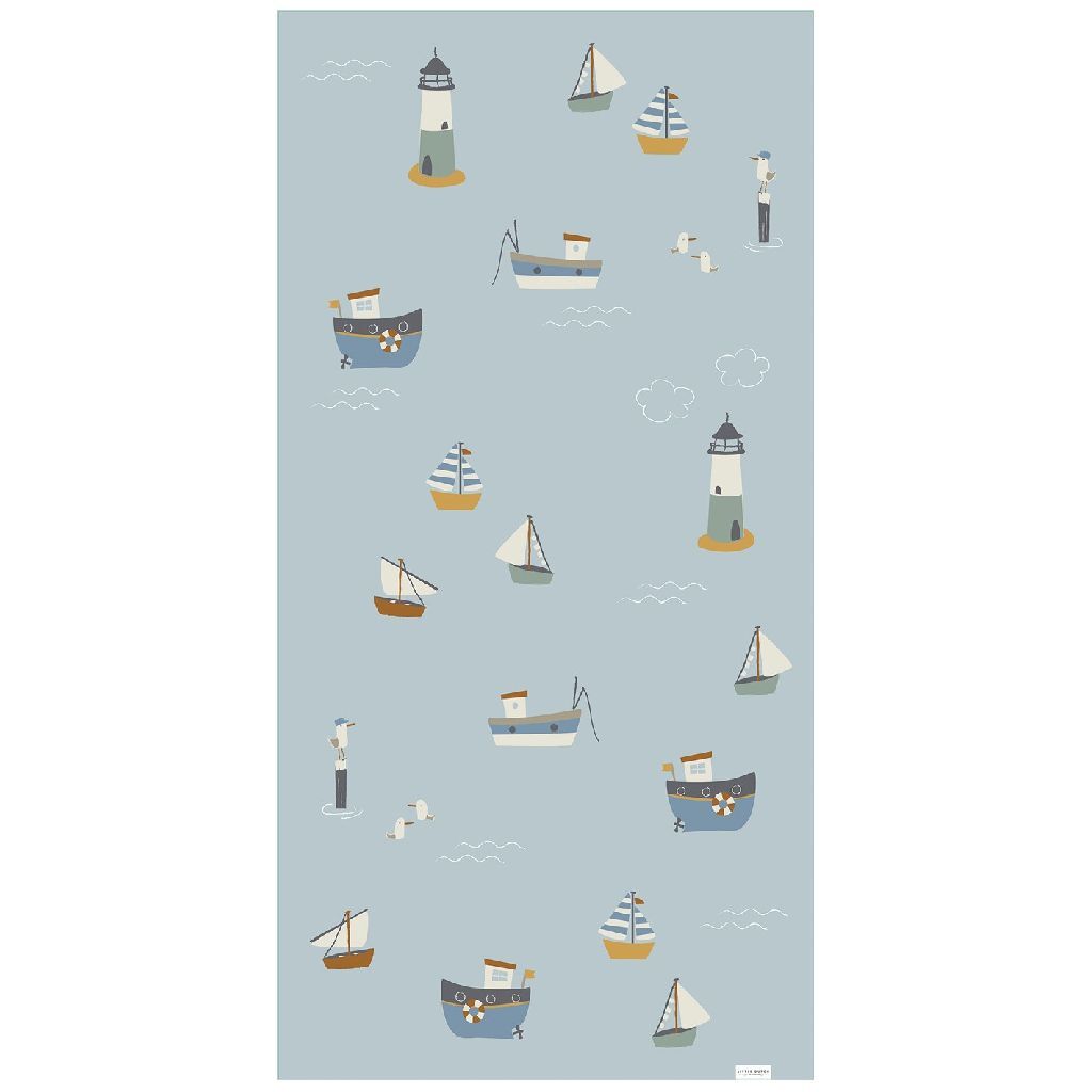 Little Dutch Sailors Bay Strandlaken 60X120 Cm Lichtblauw