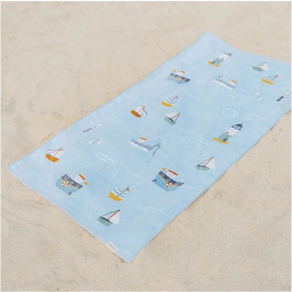Little Dutch Sailors Bay Strandlaken 60X120 Cm Lichtblauw