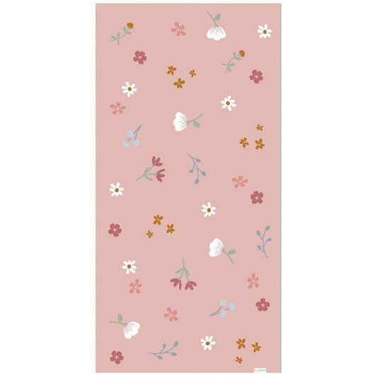 Little Dutch Pink Flowers Strandlaken 60X120 Cm Lichtroze