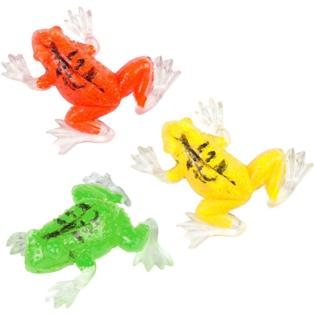 Toi-Toys Squeeze Kikker 10 Cm Assorti
