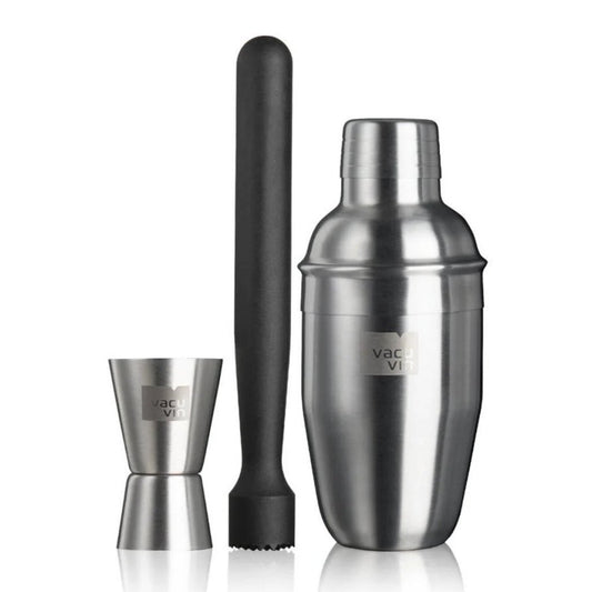 Vacuvin Cocktailset 3-Delig Rvs
