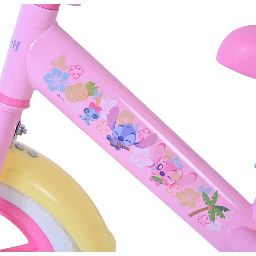 Volare Disney Stitch Loopfiets Metaal/Roze