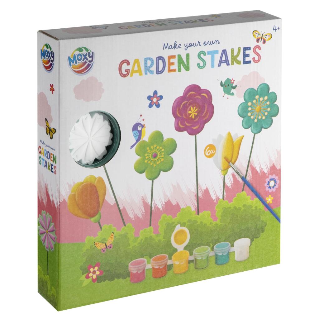 Moxy Garden Stakes Flowers Set