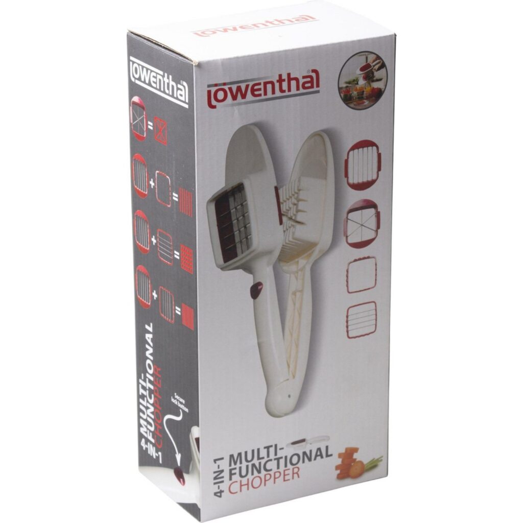 Lowenthal 4In1 Multifunctionele Snijder Wit/Rood