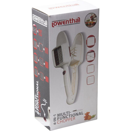 Lowenthal 4In1 Multifunctionele Snijder Wit/Rood