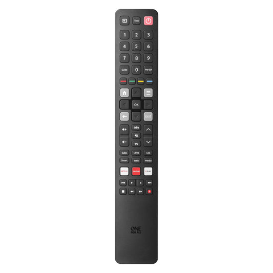 One For All Urc4922 Afstandsbediening Voor Tcl Tv Zwart