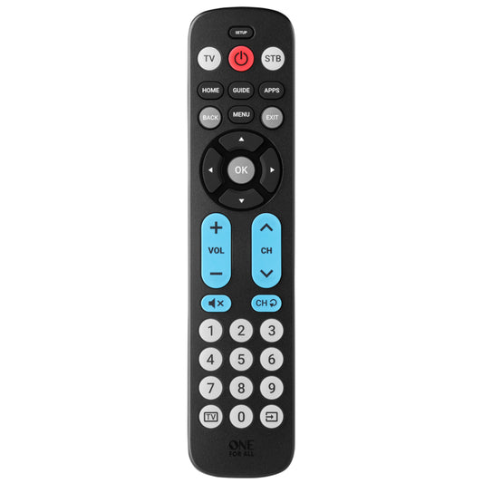 One For All Urc6821 Big Button Universele Afstandsbediening Zwart