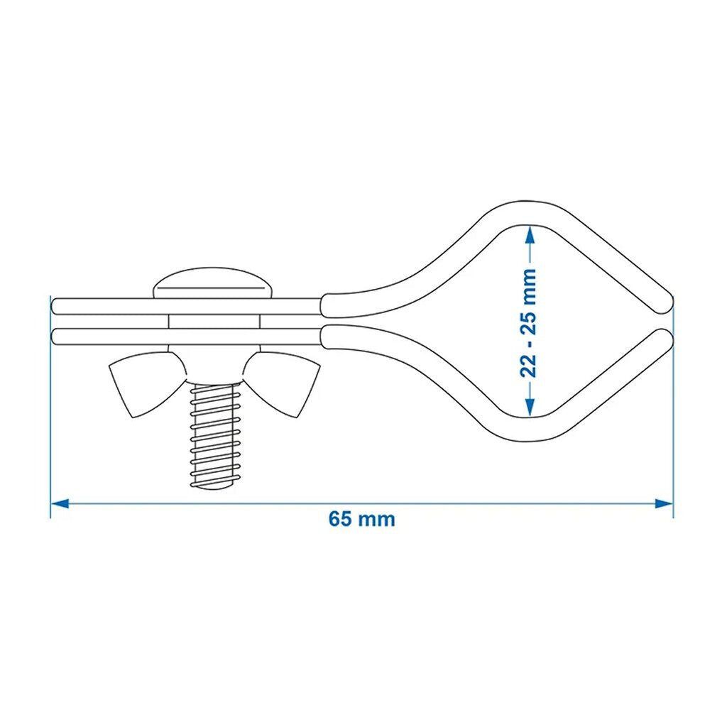 Proplus Daksteunklemmen 25-28 Mm Gecoat 2 Stuks