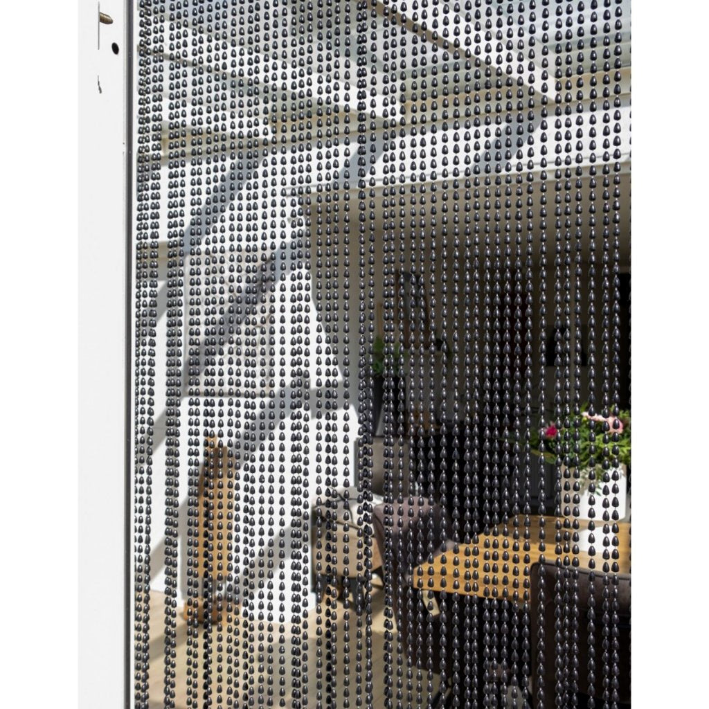 Overige Merken Vliegengordijn Dominica Beads 90X210 Cm Zwart