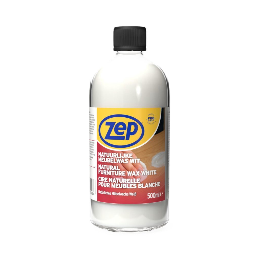Zep Natuurlijke Meubelwas Wit 500 Ml