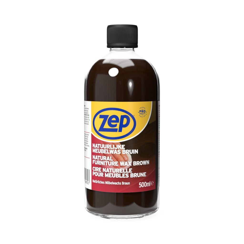 Zep Natuurlijke Meubelwas Bruin 500 Ml